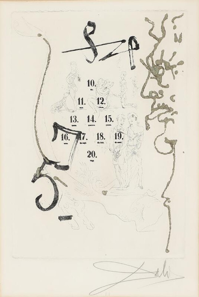 “Le crapaud” from the series “Les Amours jaunes” by Salvador Dali