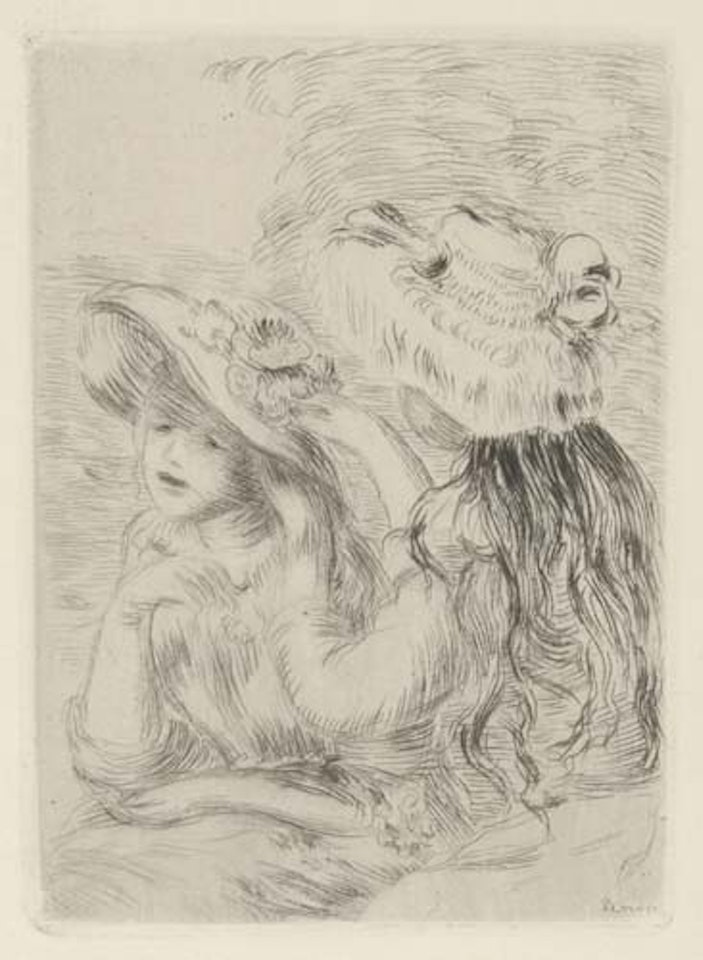 Le Chapeau Épinglé, 1re Planche by Pierre-Auguste Renoir