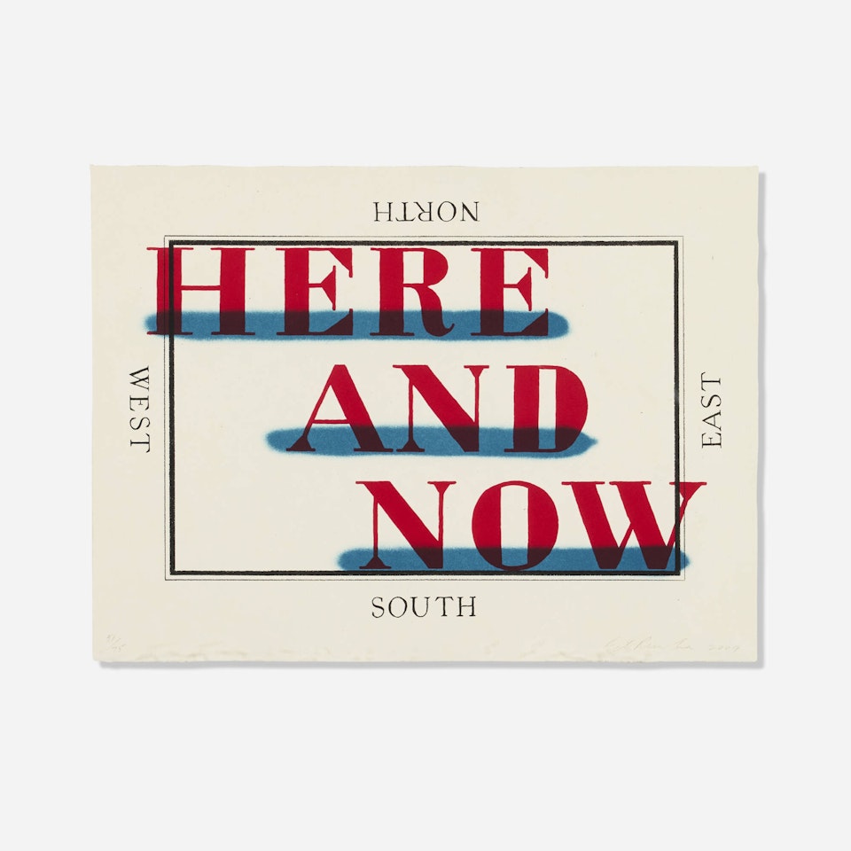 Here and Now by Ed Ruscha