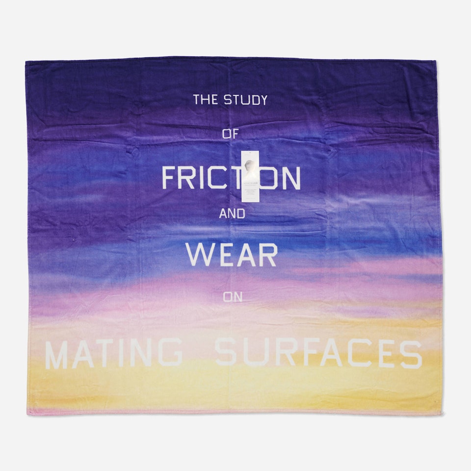 WOW (Works on Whatever) Project Beach Towel by Ed Ruscha