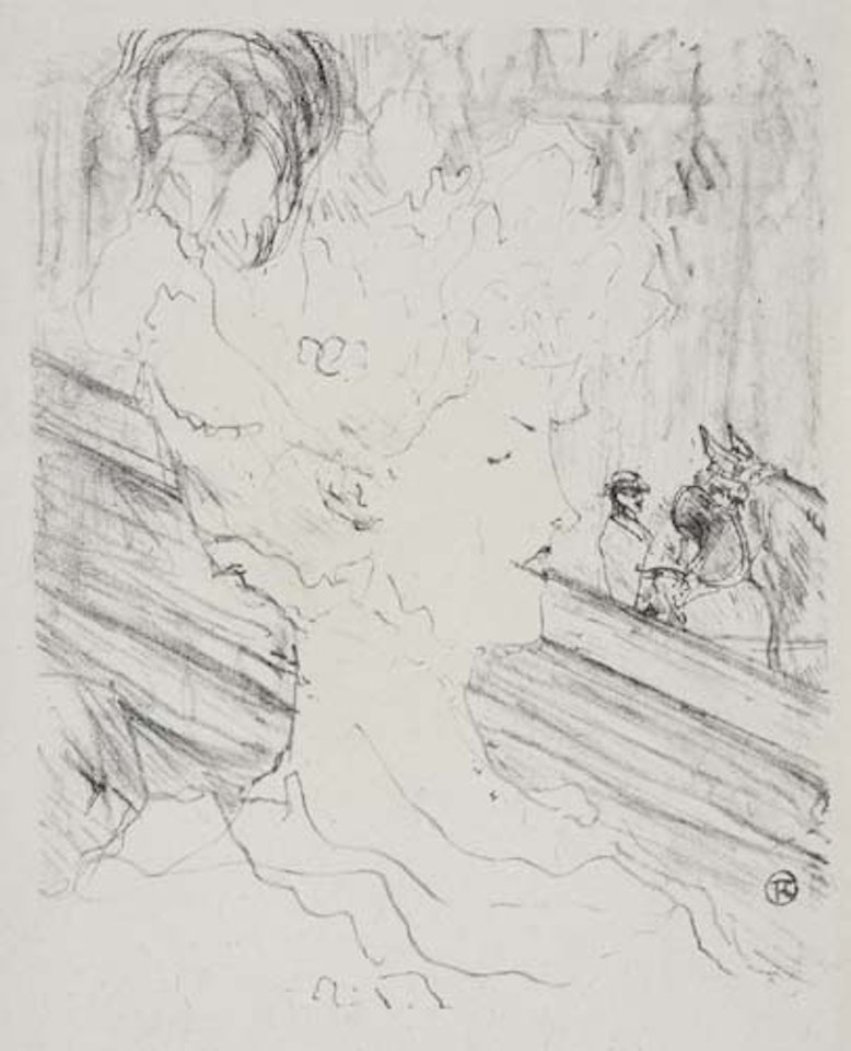 Emilienne D'Alençon by Henri de Toulouse-Lautrec
