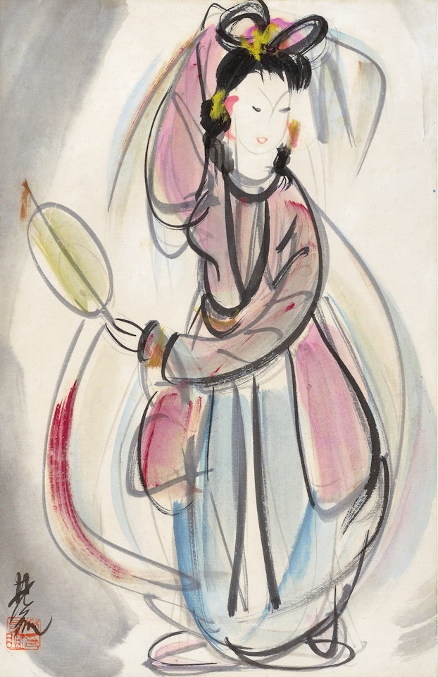OPERA LADY by Lin Fengmian