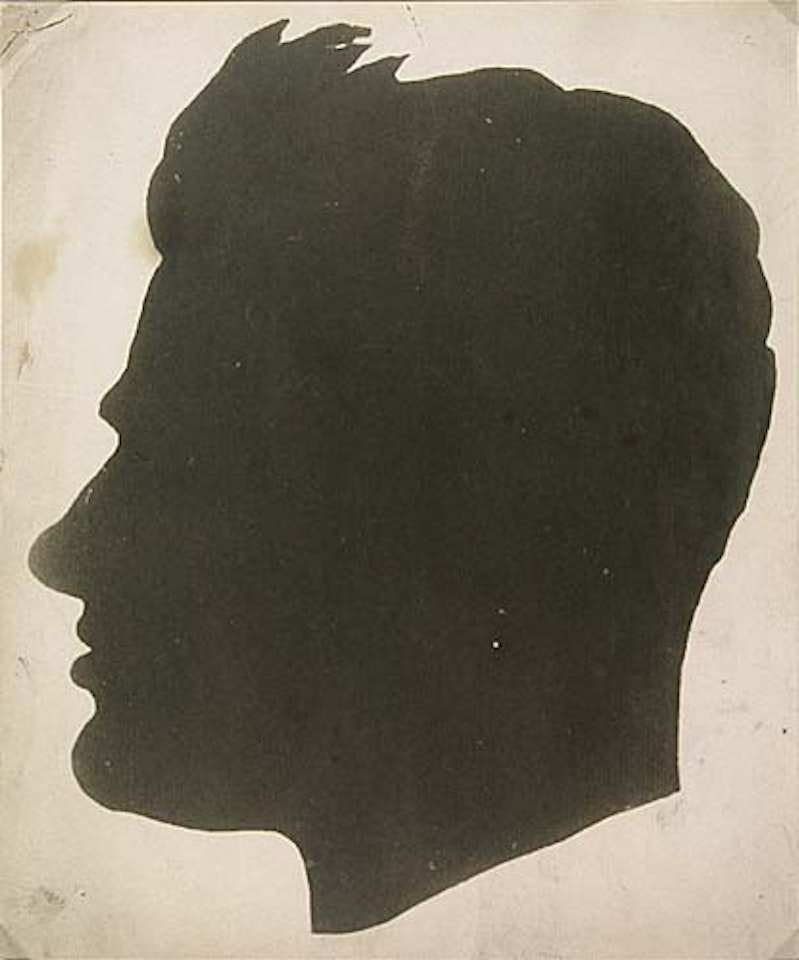 Silhouette of Vladimir Mayakovsky by Alexander Rodchenko