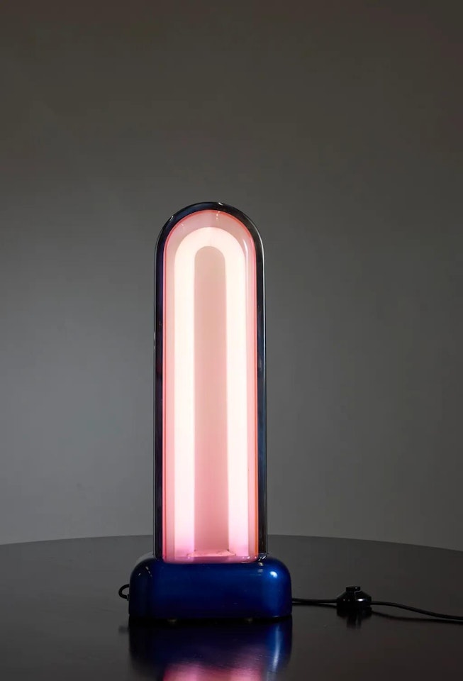 Lampe à poser dite «Astéroïde» by Ettore Sottsass
