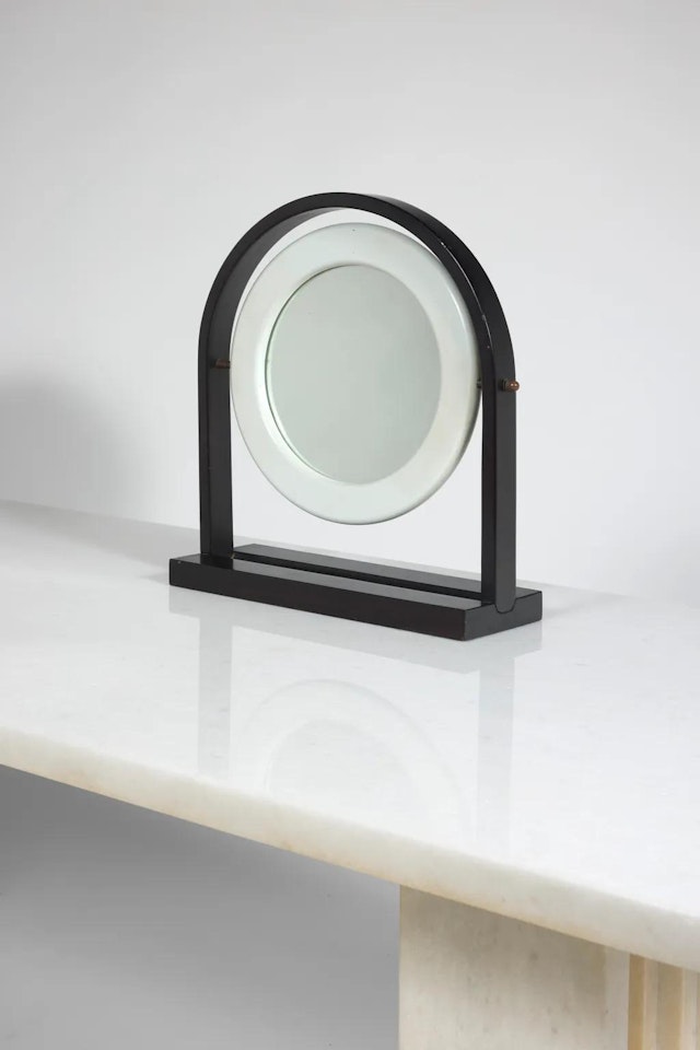 Miroir "Sandretta" blanc by Ettore Sottsass