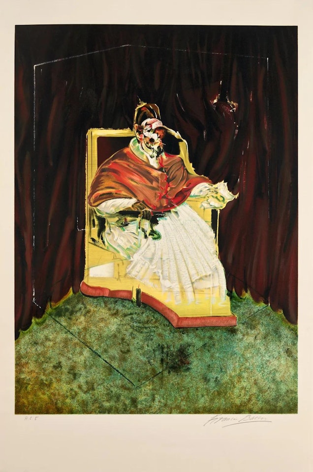 Etude d"après Velasquez. Portrait du Pape Innocent X by Francis Bacon