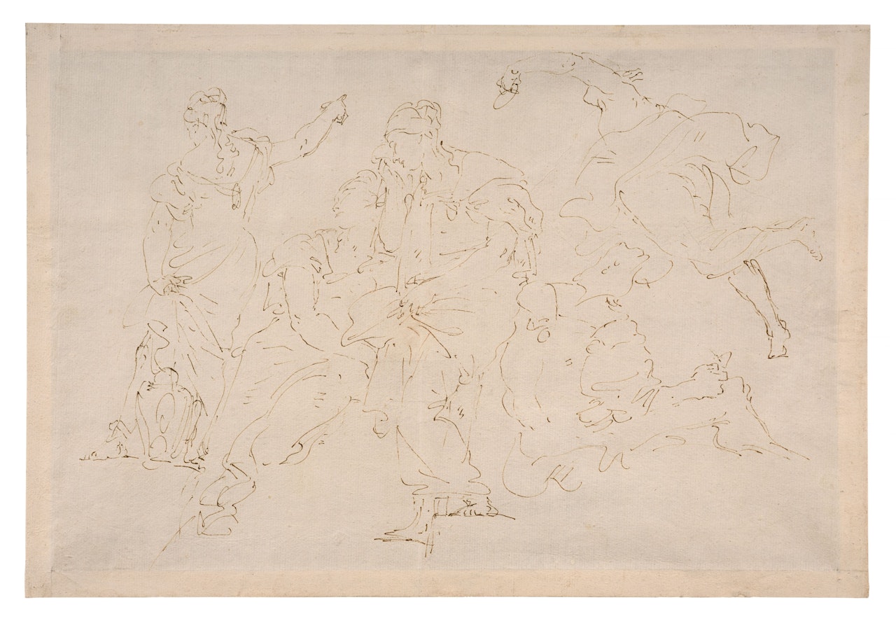 Scene of the old history by Giovanni Battista Tiepolo