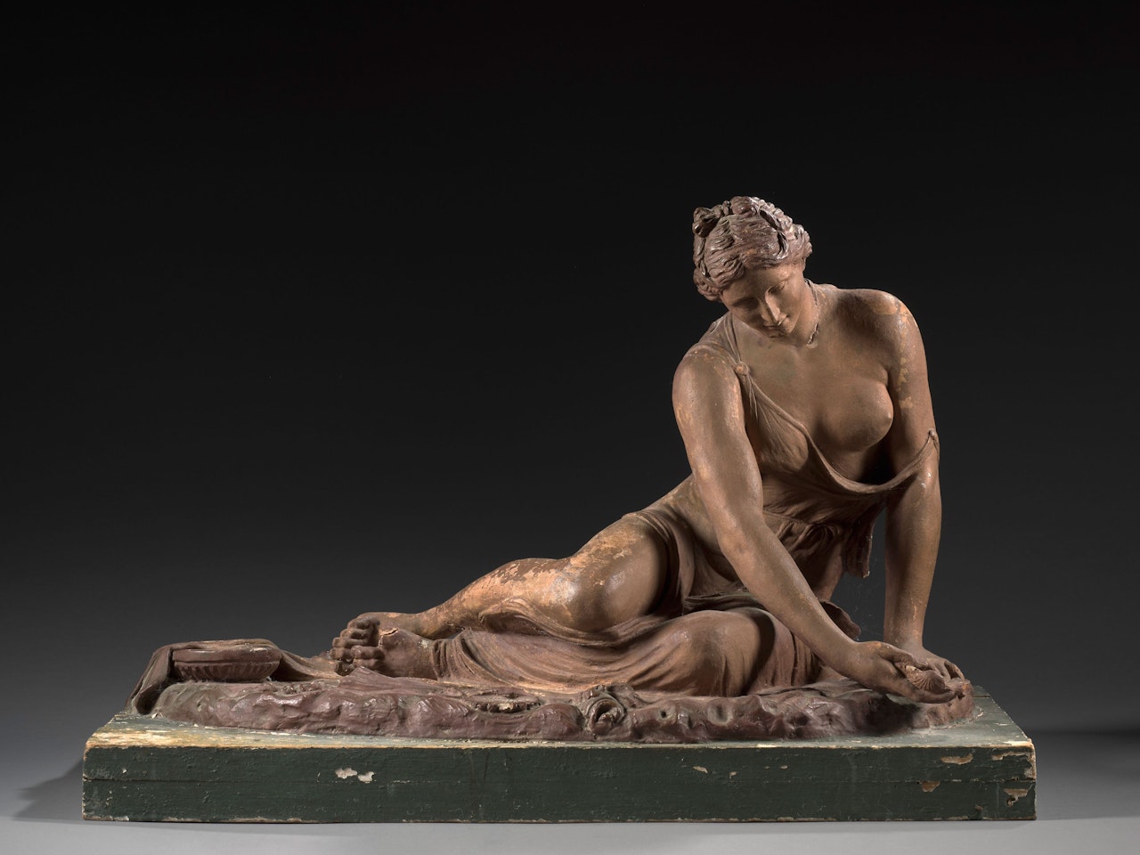 Nymphe à la coquille by French School