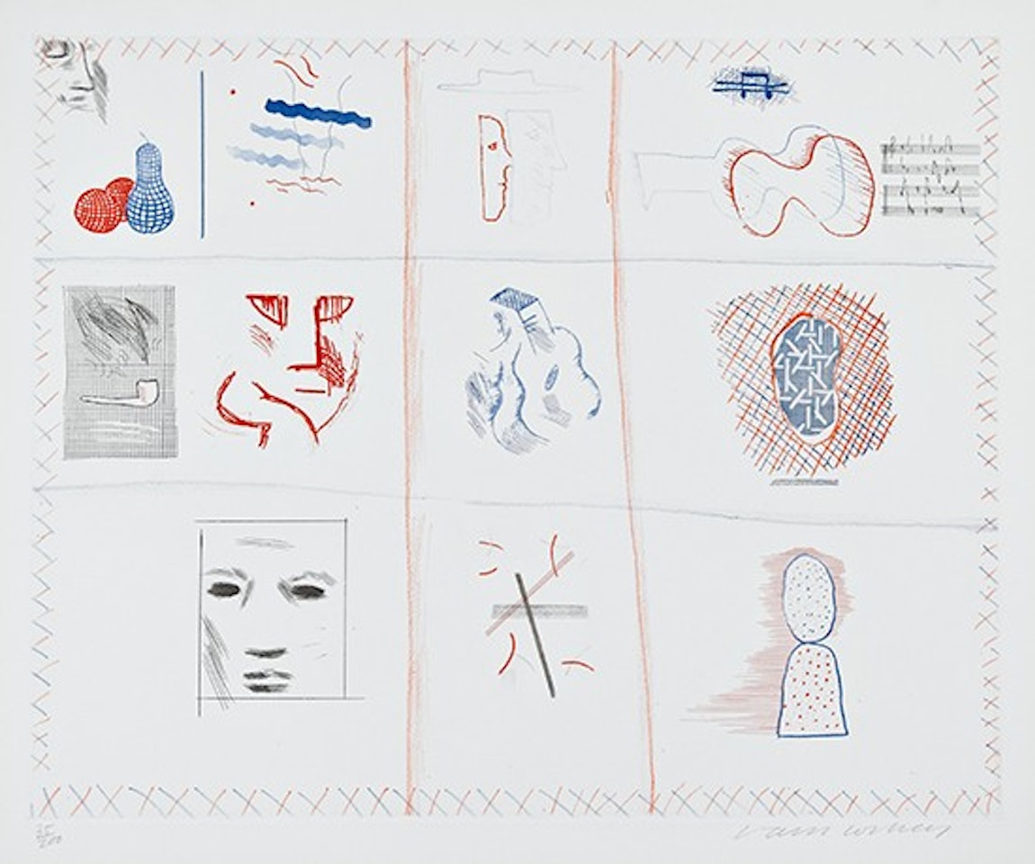 Franco-American Mail, 5 by David Hockney