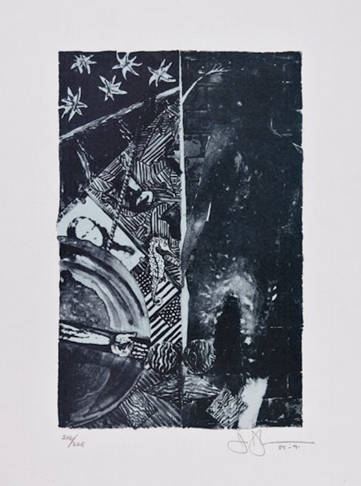 Summer (Blue) by Jasper Johns