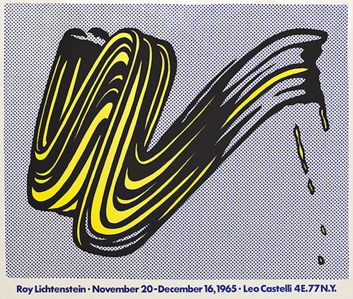 Brushstroke by Roy Lichtenstein