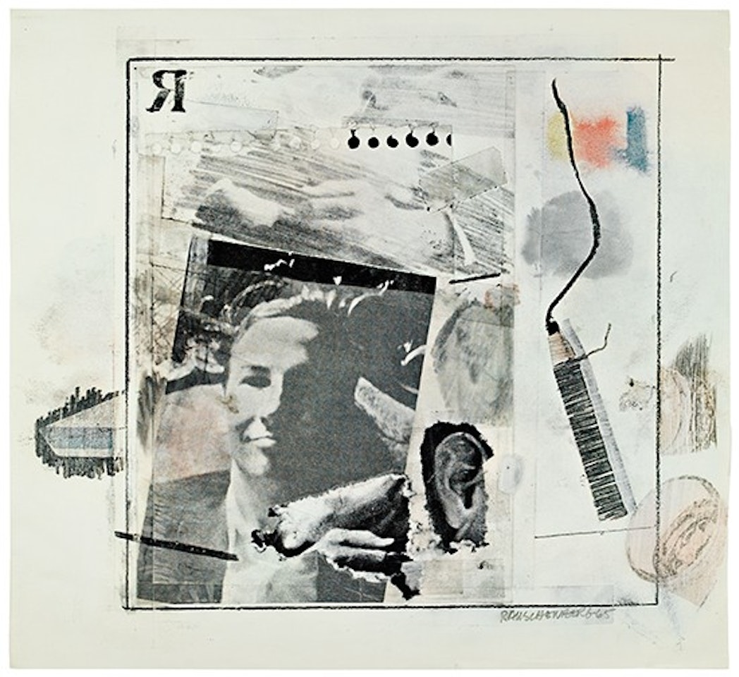 Dwan Gallery Poster by Robert Rauschenberg