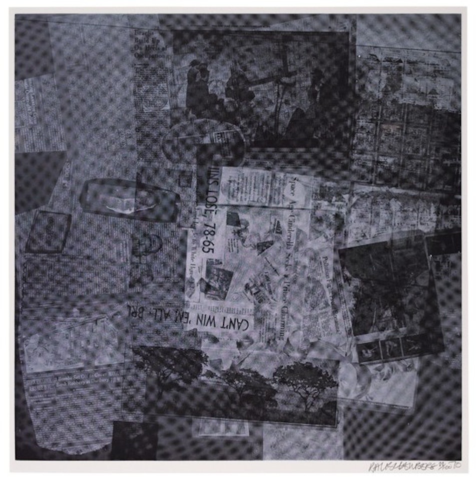 Surface Series from Currents by Robert Rauschenberg