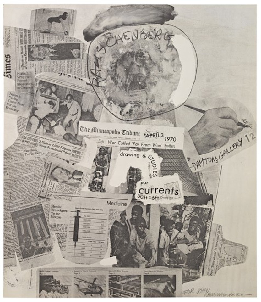 Dayton's Gallery 12 Poster by Robert Rauschenberg