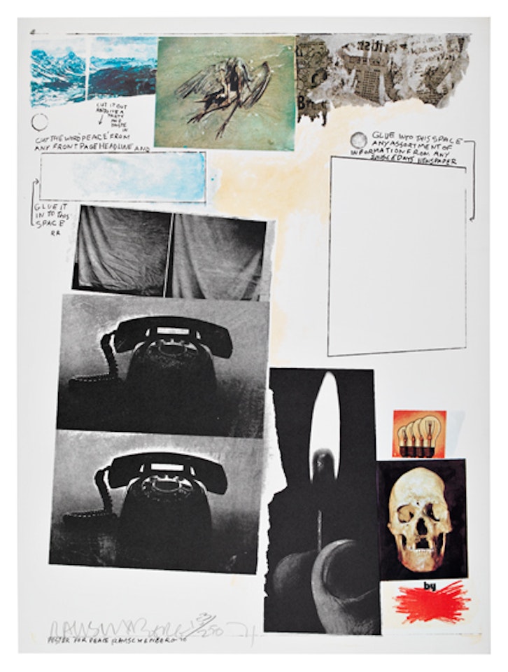 Poster for Peace by Robert Rauschenberg