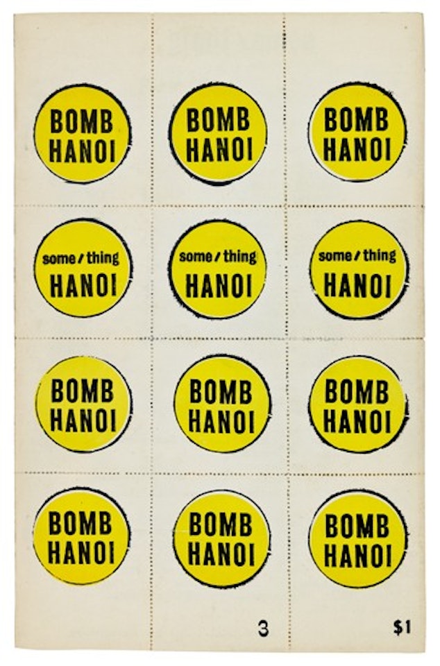 Bomb Hanoi by Andy Warhol