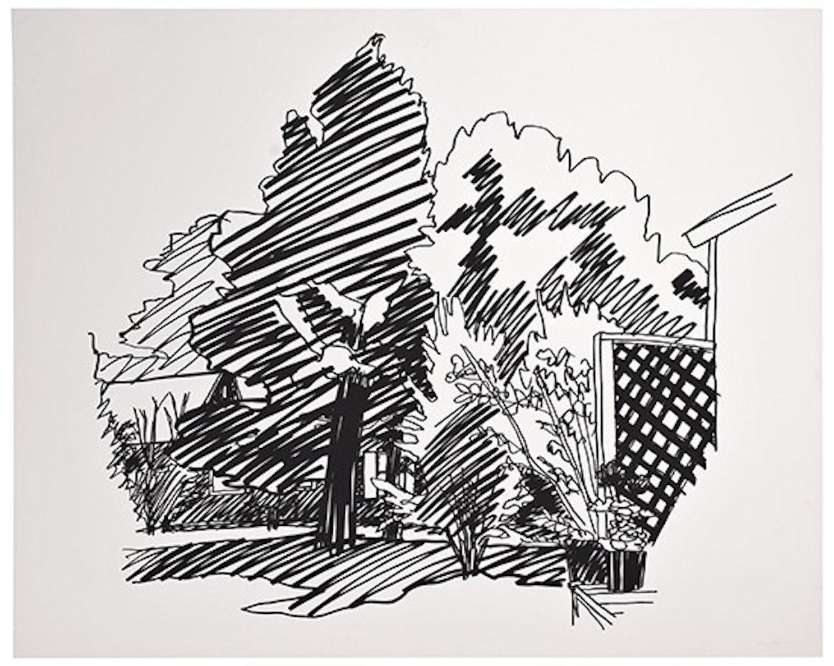 Jeannie's Backyard, East Hampton by Tom Wesselmann