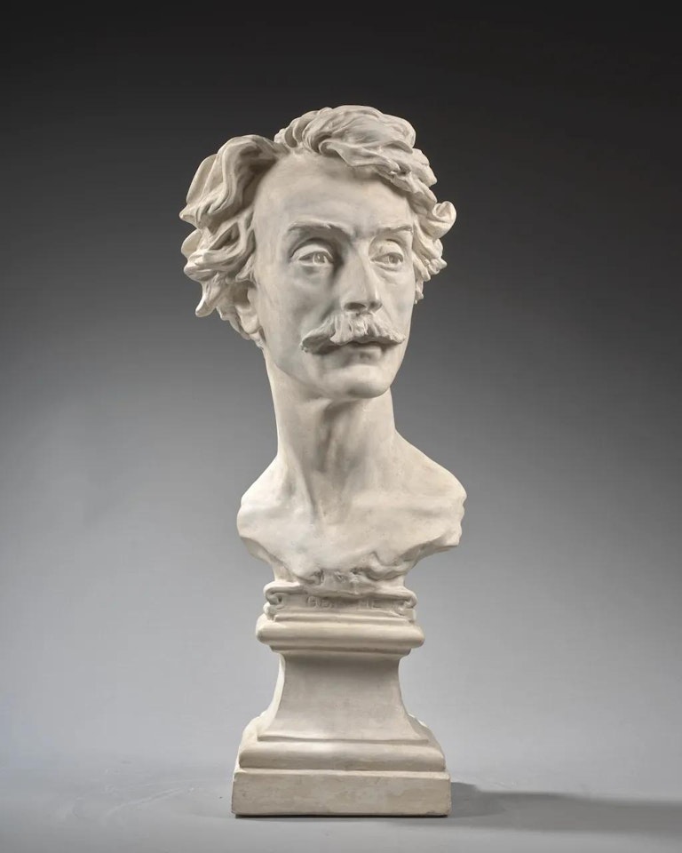 Dédicacé plâtre by Jean-Baptiste Carpeaux