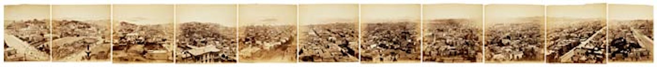 Eleven-part panorama of San Francisco by Eadweard Muybridge