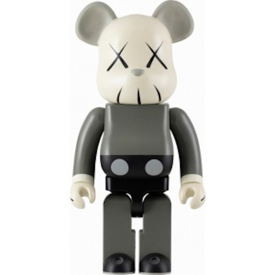BE@RBRICK 1000% (Gray) by Kaws