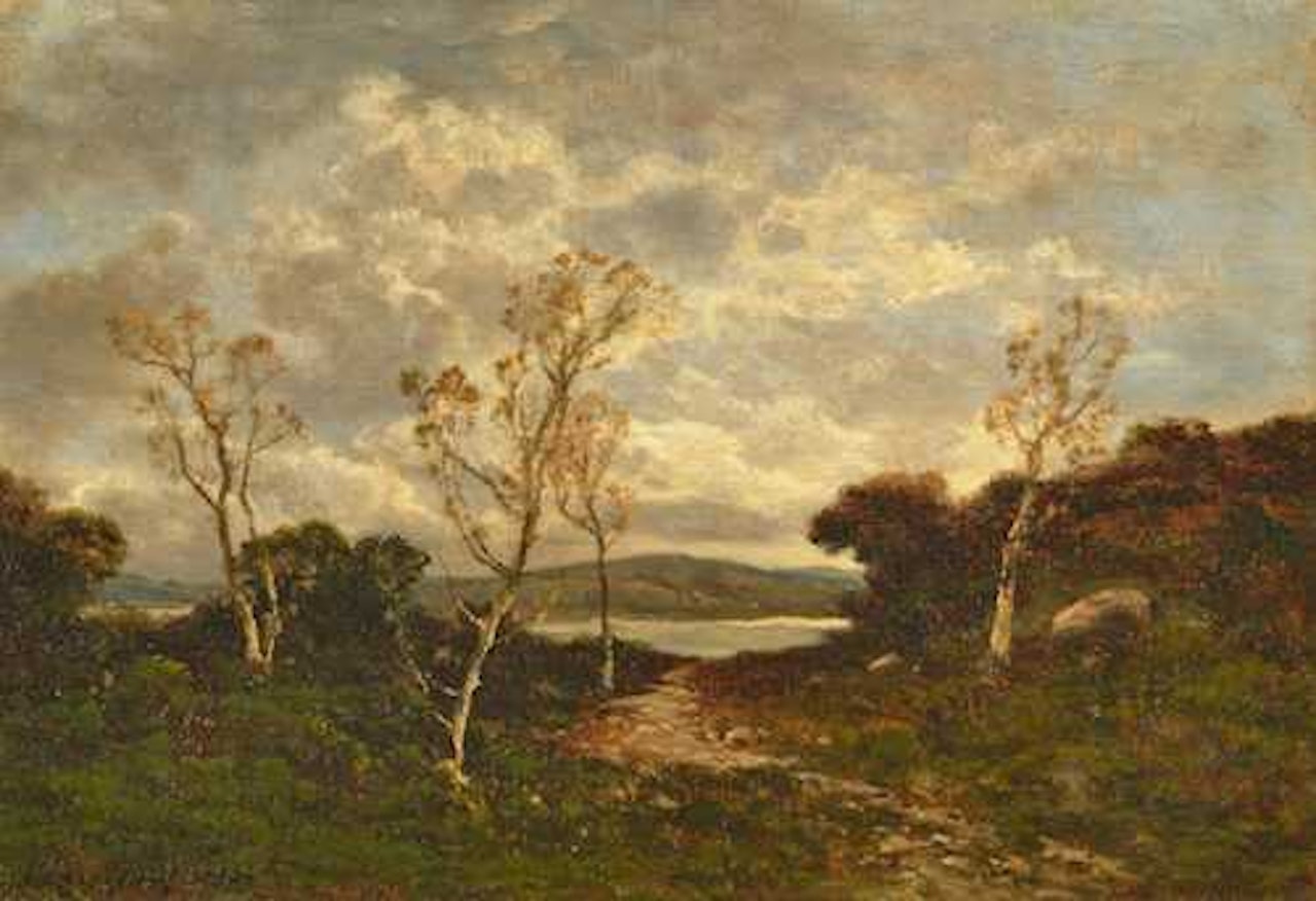 Temps orageux by Henri Harpignies