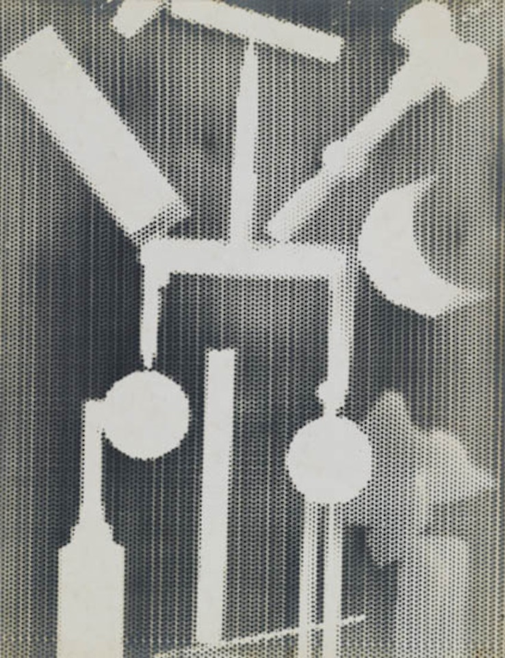 Untitled (rayograph with a screen) by Man Ray