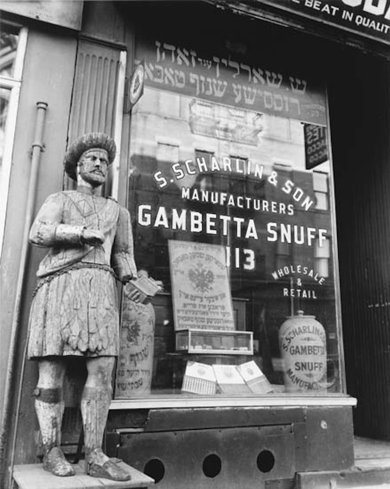 Snuff shop, 113 Division Street by Berenice Abbott