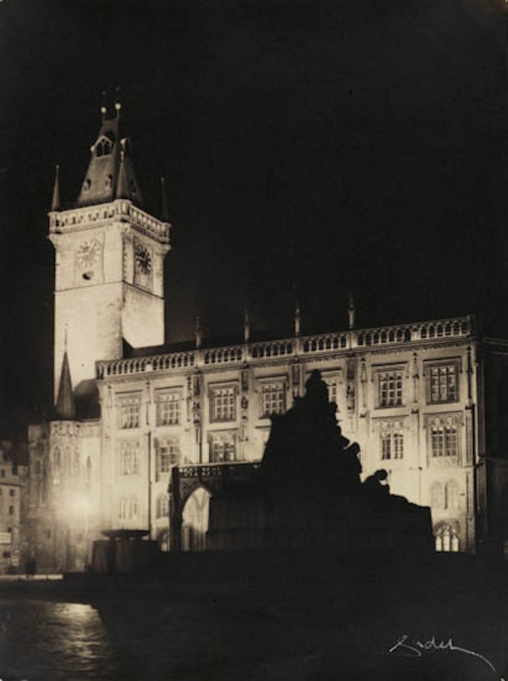Untitled (tower of Old Town Hall) by Josef Sudek