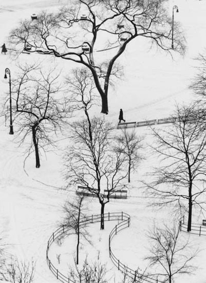 Washington Square (winter) by André Kertész