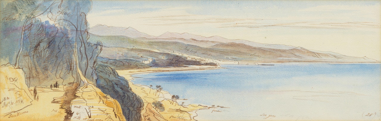 San Remo by Edward Lear