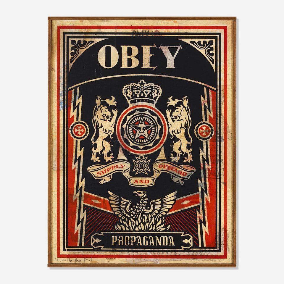 Obey Lions (HPM) by Shepard Fairey
