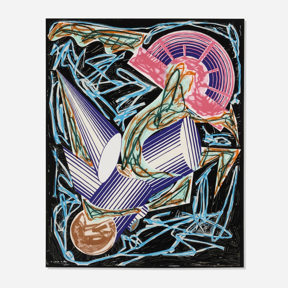 Frontispiece (from Illustrations after El Lissitzky"s Had Gadya) by Frank Stella