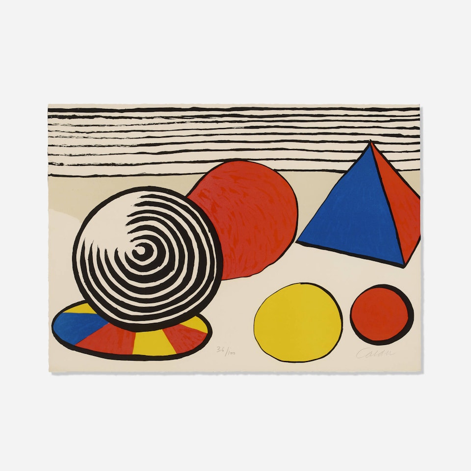 La Pointe de non-retour (from La Mémoire élémentaire portfolio) by Alexander Calder