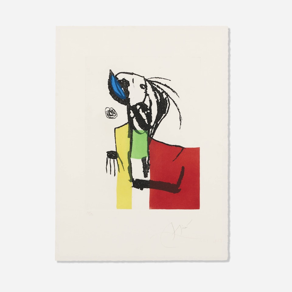 Chanteur des rues IV by Joan Miró
