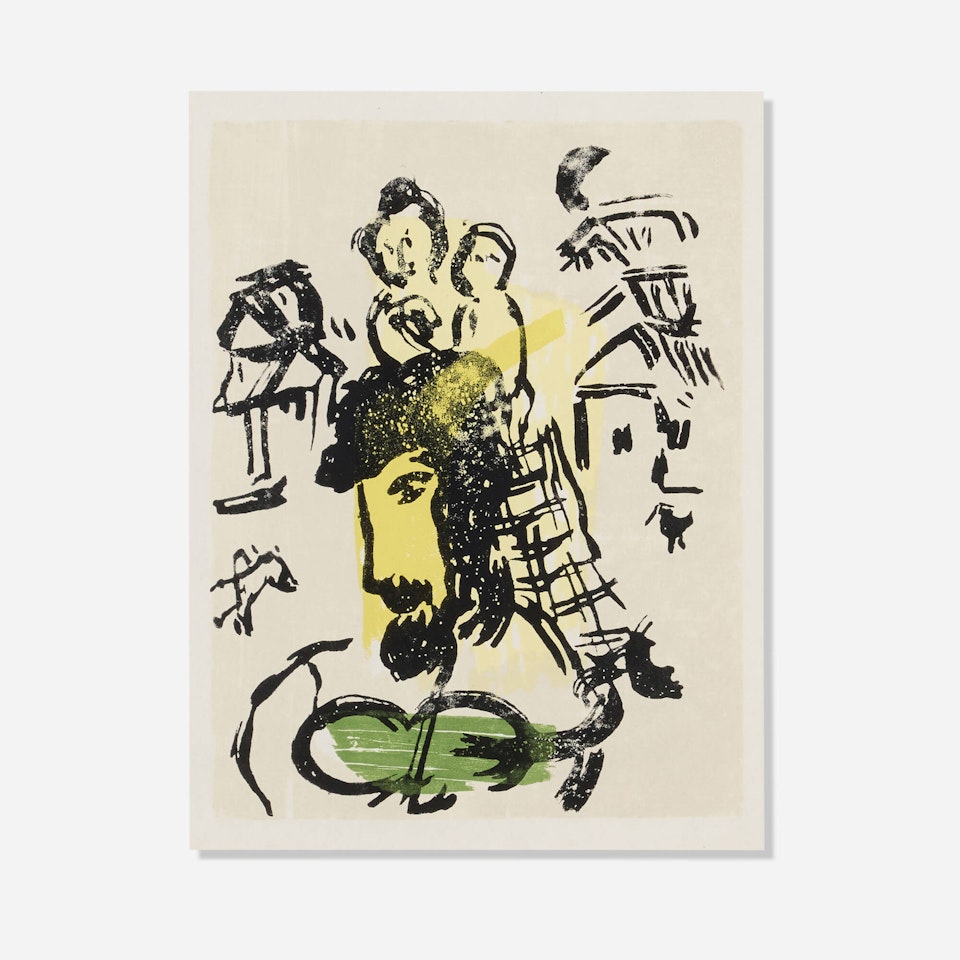 Untitled (from the Poèmes suite) by Marc Chagall