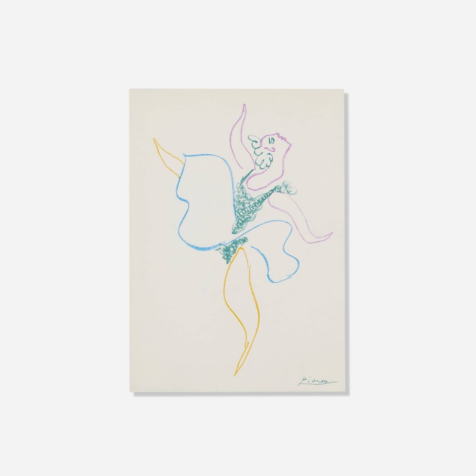 Danseuse (from the Boris Kochno"s Le Ballet portfolio) by Pablo Picasso