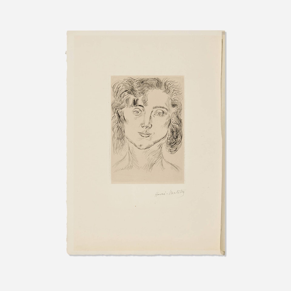 Mlle. M. M. (Mademoiselle Marguerite Matisse) (from the Cinquante dessins portfolio) by Henri Matisse