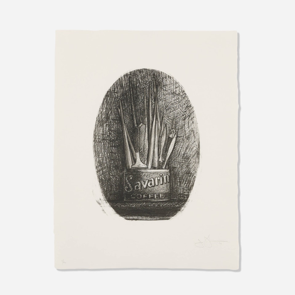Savarin 4 (Oval) by Jasper Johns