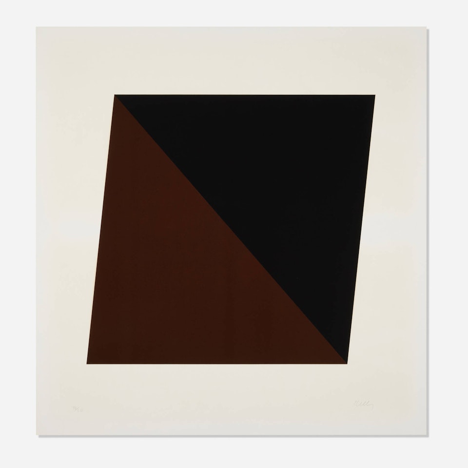 Black/Brown by Ellsworth Kelly