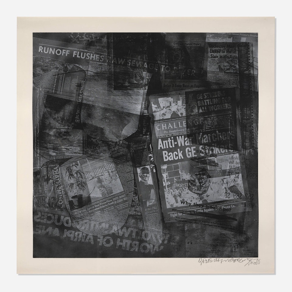 No. 48 from Surface Series by Robert Rauschenberg