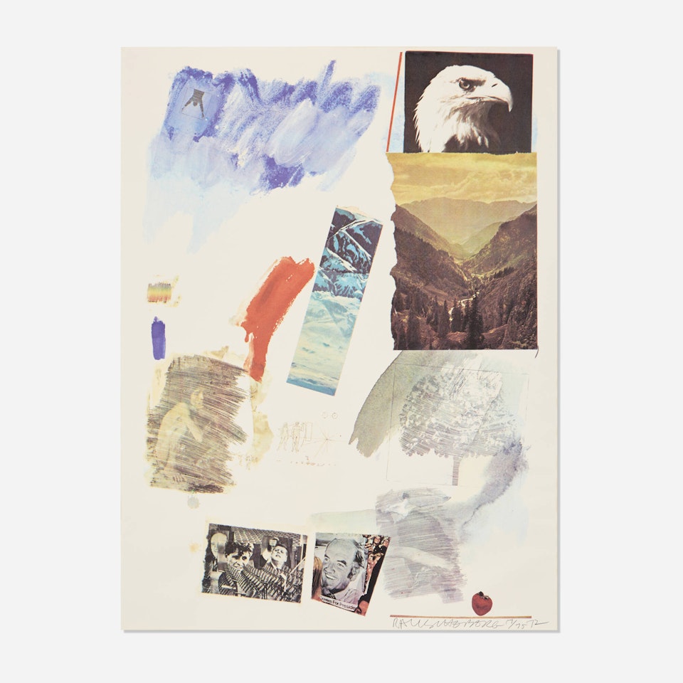 Untitled (McGovern) by Robert Rauschenberg