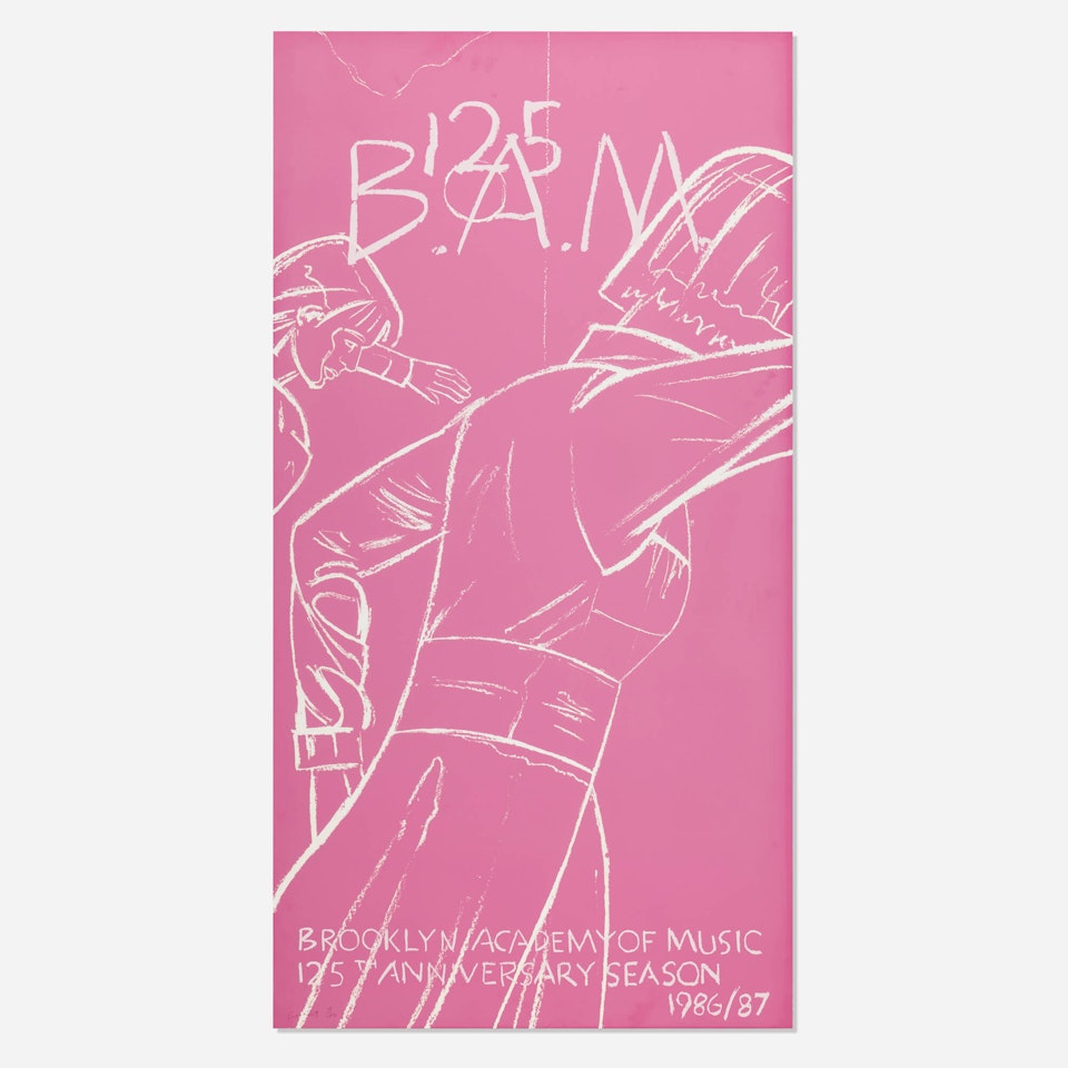 BAM 125 exhibition poster by Alex Katz