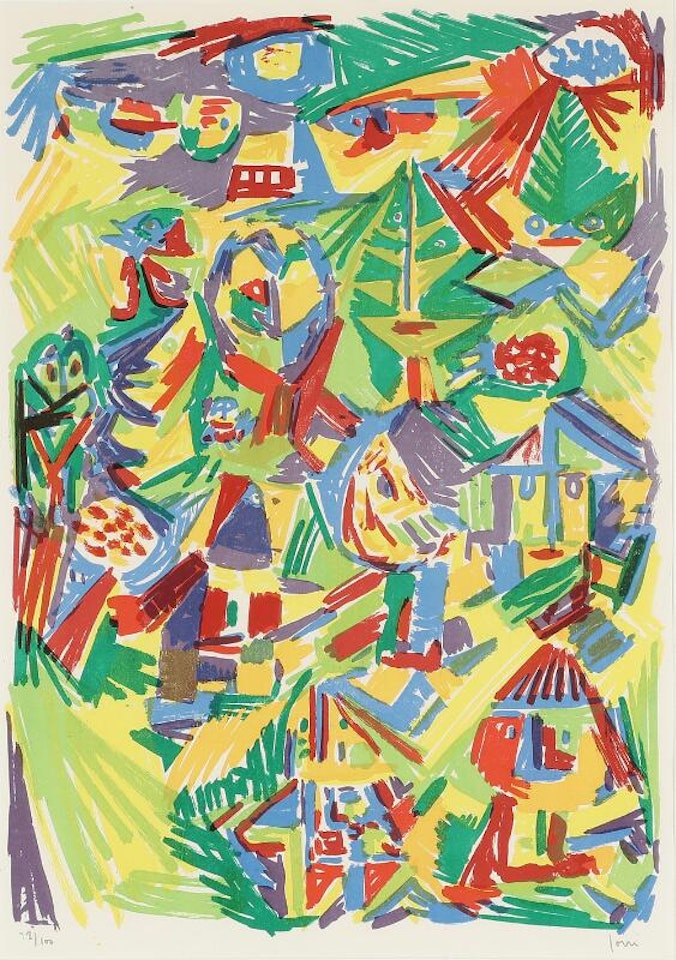 “Sommerleg” (Summer Play) by Asger Jorn