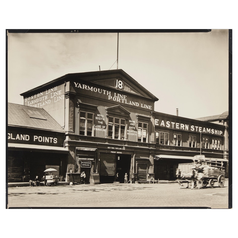 Pier 18, North River by Berenice Abbott
