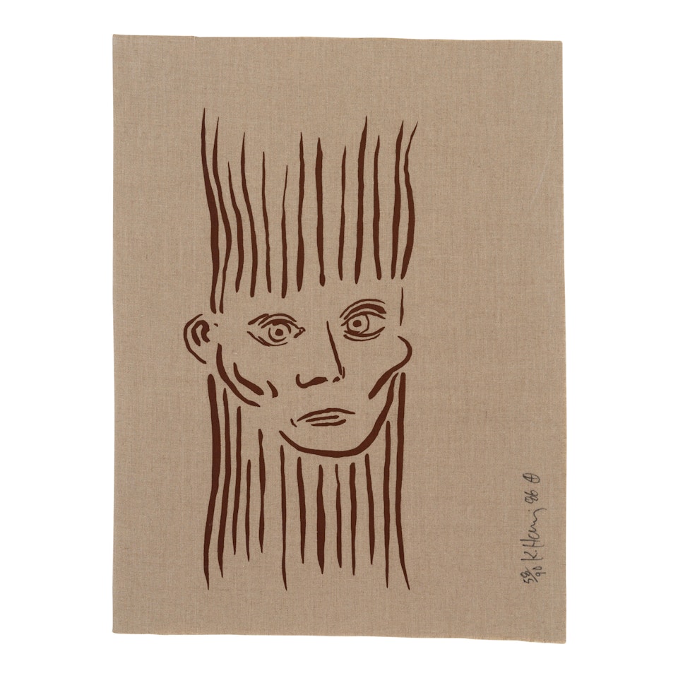 Portrait of Joseph Beuys (Littmann p. 60-61) by Keith Haring