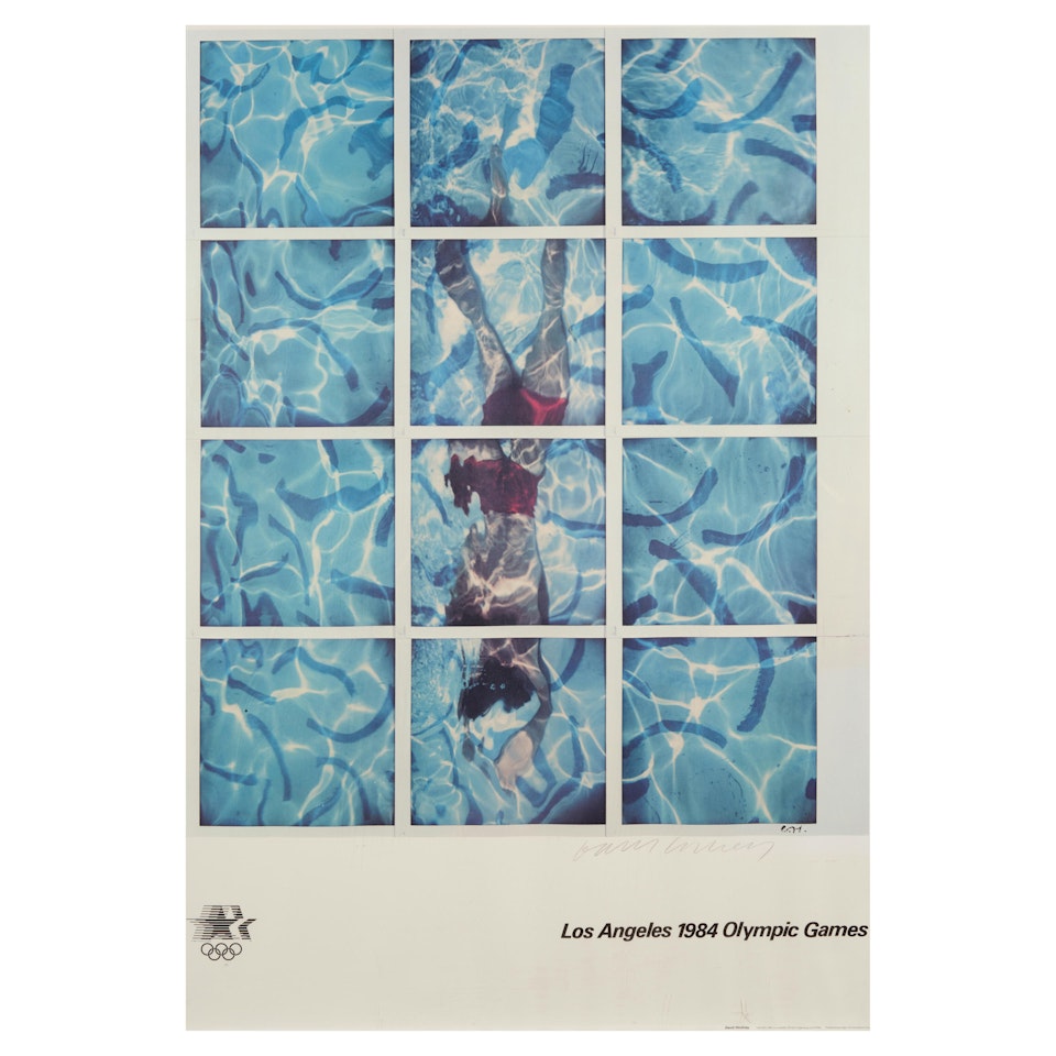 Los Angeles Olympic Games (Swimming Pool) (Baggot 131) by David Hockney