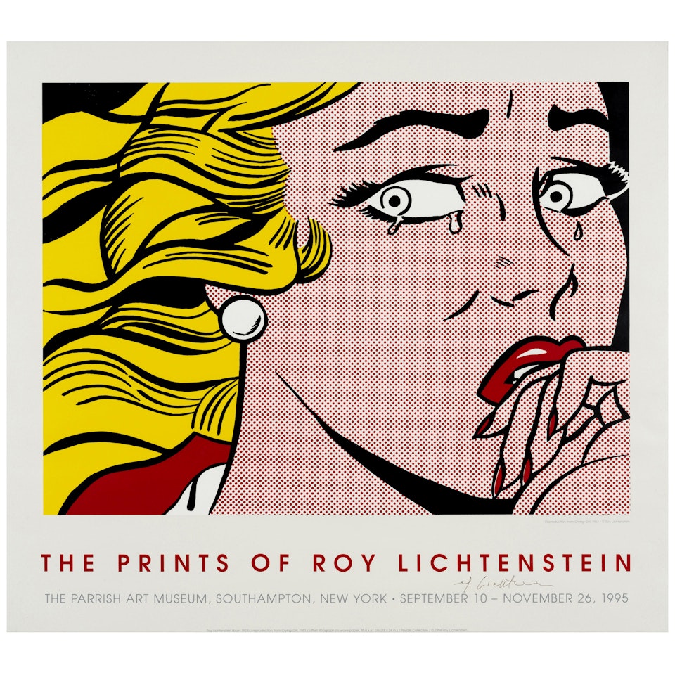 Crying Girl (Poster) (see Corlett II.1) by Roy Lichtenstein