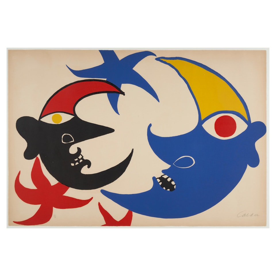 Les deux lunes by Alexander Calder