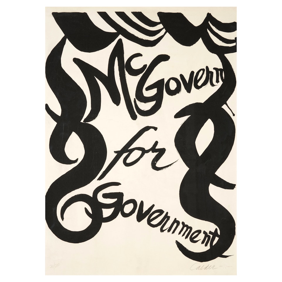 McGovern for McGovernment by Alexander Calder