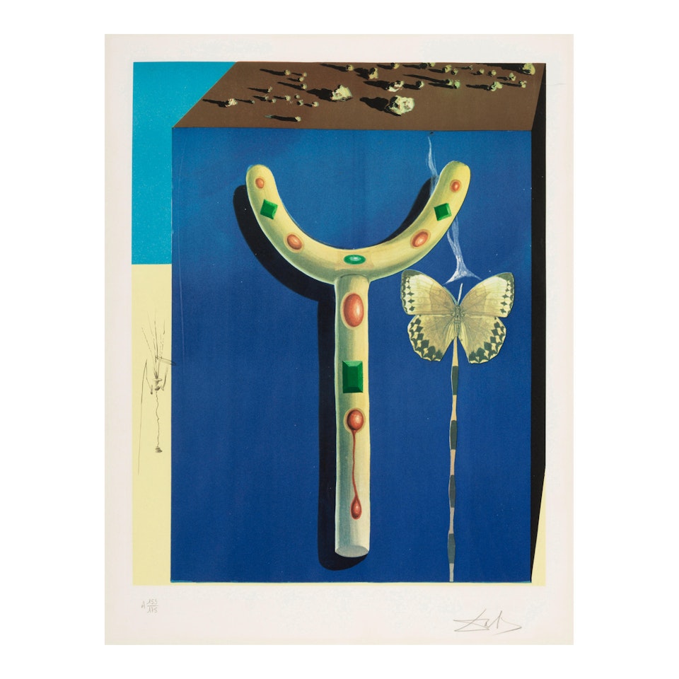Surrealist Crutches, from Memories of Surrealism (Field 71-5-K) by Salvador Dali